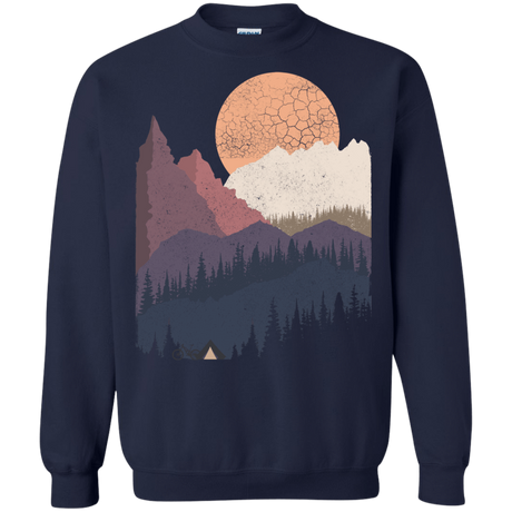 Sweatshirts Navy / S Scenic Camping Crewneck Sweatshirt