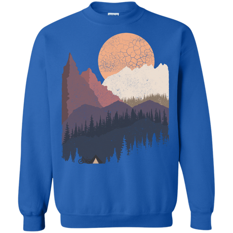 Sweatshirts Royal / S Scenic Camping Crewneck Sweatshirt