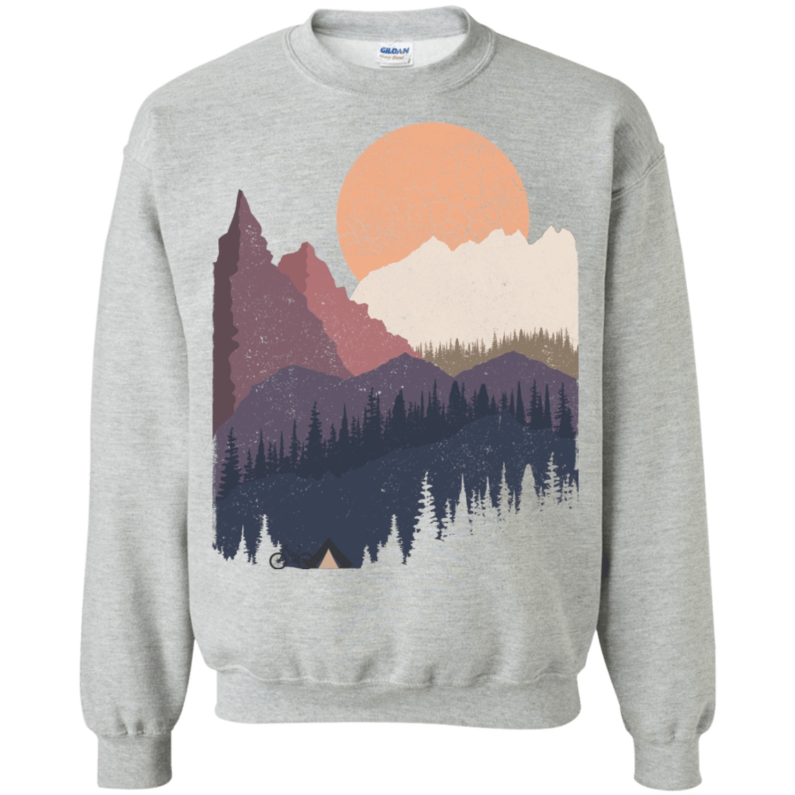 Sweatshirts Sport Grey / S Scenic Camping Crewneck Sweatshirt