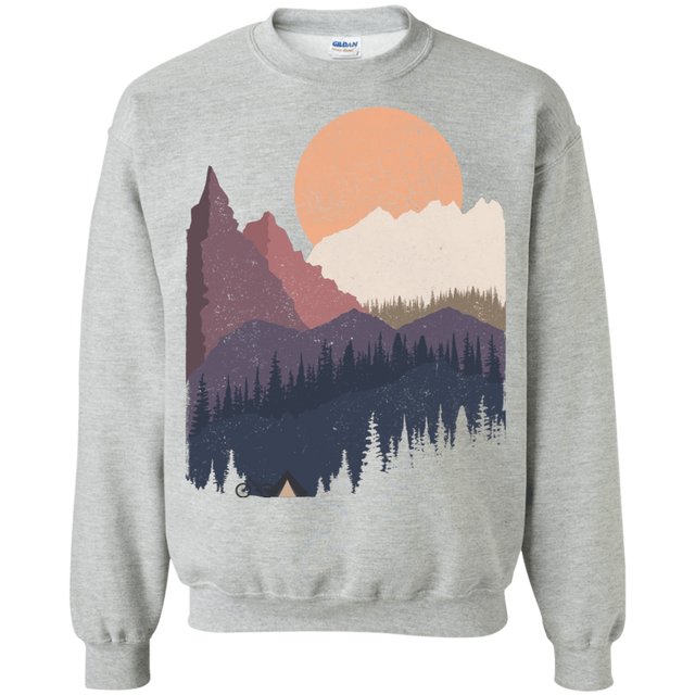 Sweatshirts Sport Grey / S Scenic Camping Crewneck Sweatshirt