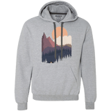 Sweatshirts Sport Grey / S Scenic Camping Premium Fleece Hoodie