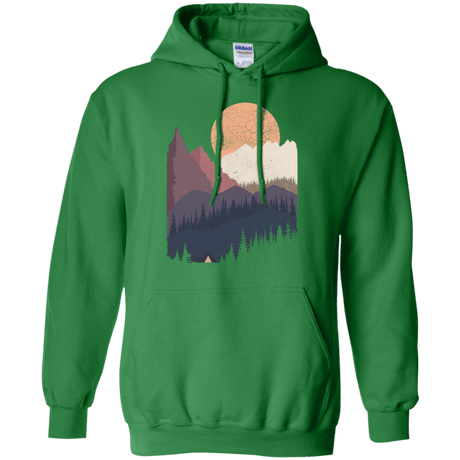 Sweatshirts Irish Green / S Scenic Camping Pullover Hoodie