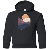 Sweatshirts Black / YS Scenic Camping Youth Hoodie