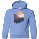 Sweatshirts Carolina Blue / YS Scenic Camping Youth Hoodie