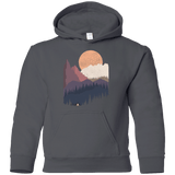 Sweatshirts Charcoal / YS Scenic Camping Youth Hoodie