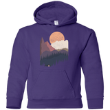 Sweatshirts Purple / YS Scenic Camping Youth Hoodie