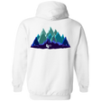 Sweatshirts White / S Scenic Mountain Bike Ride Back Print Pullover Hoodie