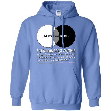 Sweatshirts Carolina Blue / Small Schrödinger's Zombie Pullover Hoodie