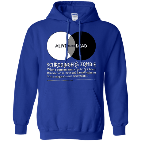 Sweatshirts Royal / Small Schrödinger's Zombie Pullover Hoodie