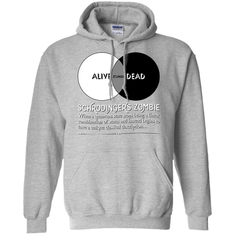 Sweatshirts Sport Grey / Small Schrödinger's Zombie Pullover Hoodie