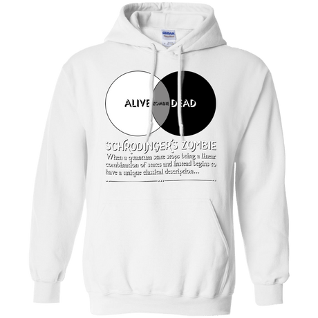 Sweatshirts White / Small Schrödinger's Zombie Pullover Hoodie