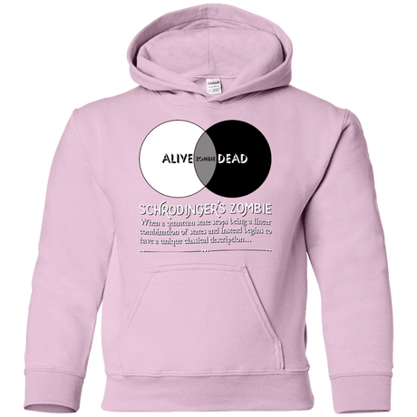 Sweatshirts Light Pink / YS Schrödinger's Zombie Youth Hoodie
