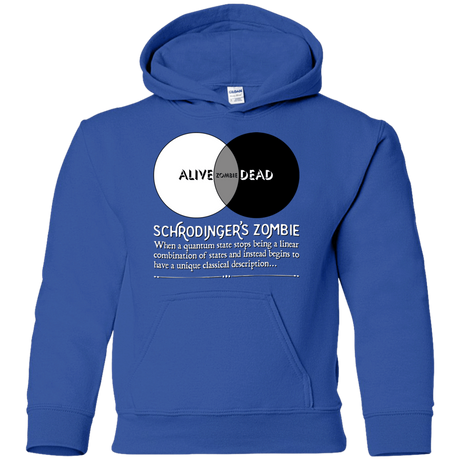 Sweatshirts Royal / YS Schrödinger's Zombie Youth Hoodie
