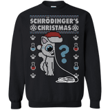 Sweatshirts Black / S Schrodingers Christmas Crewneck Sweatshirt