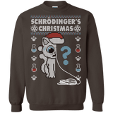 Sweatshirts Dark Chocolate / S Schrodingers Christmas Crewneck Sweatshirt