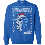 Sweatshirts Royal / S Schrodingers Christmas Crewneck Sweatshirt