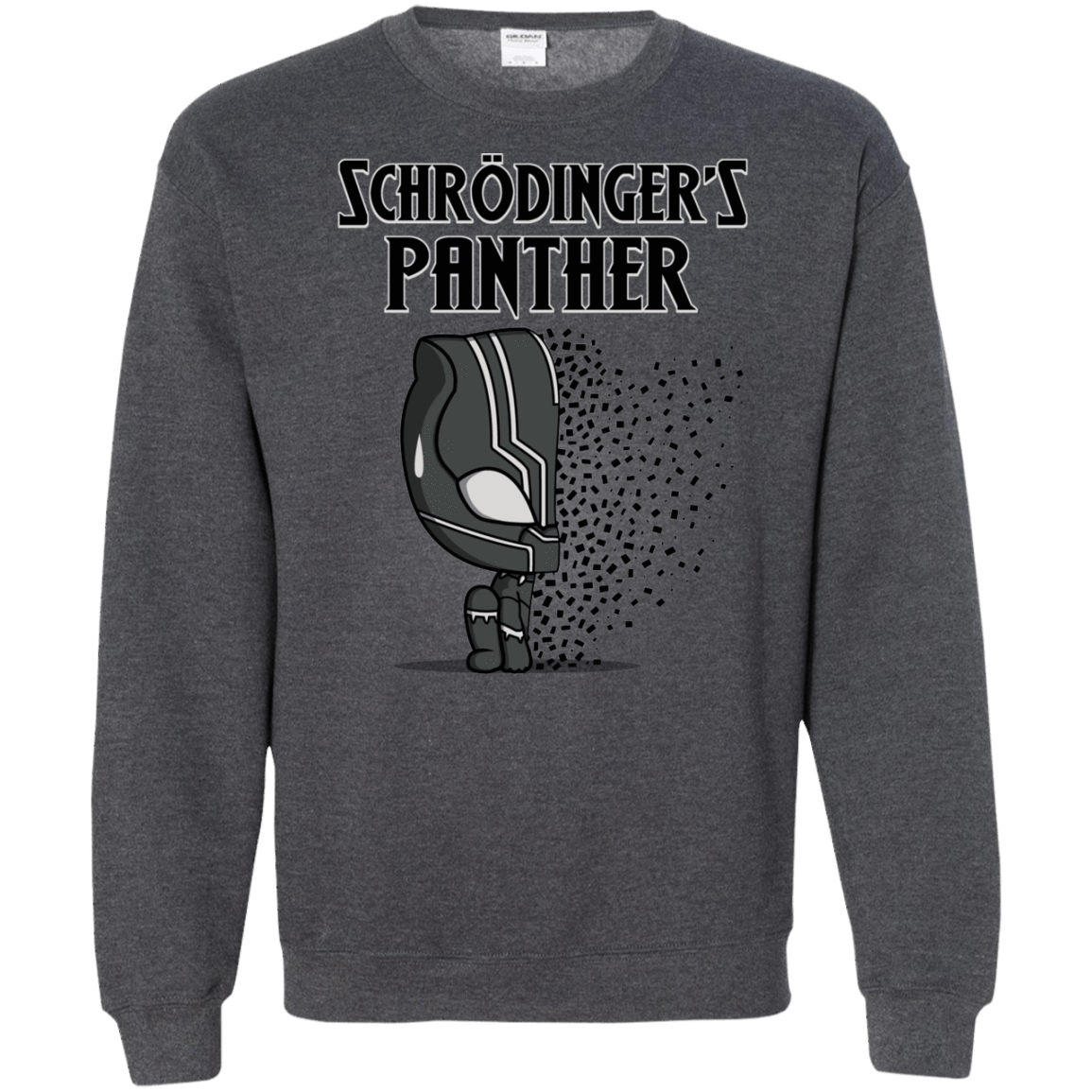 Sweatshirts Dark Heather / S Schrodingers Panther Crewneck Sweatshirt
