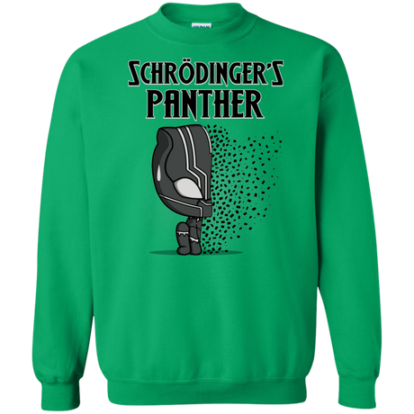 Sweatshirts Irish Green / S Schrodingers Panther Crewneck Sweatshirt