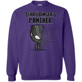 Sweatshirts Purple / S Schrodingers Panther Crewneck Sweatshirt