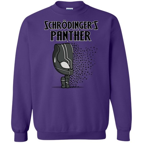 Sweatshirts Purple / S Schrodingers Panther Crewneck Sweatshirt