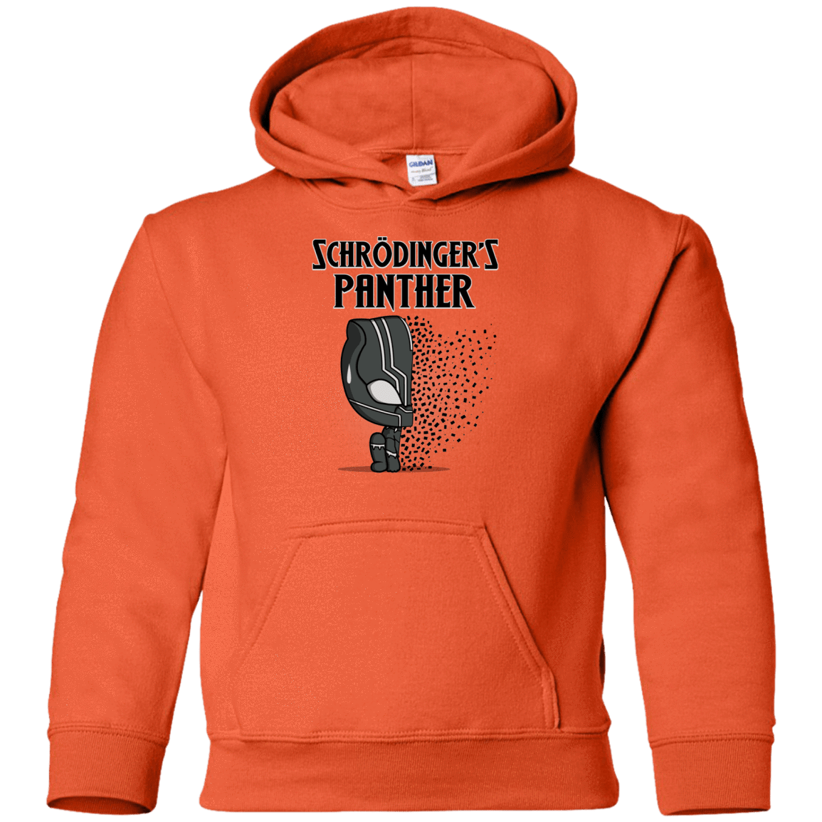 Sweatshirts Orange / YS Schrodingers Panther Youth Hoodie