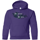 Sweatshirts Purple / YS Science Bitch Youth Hoodie