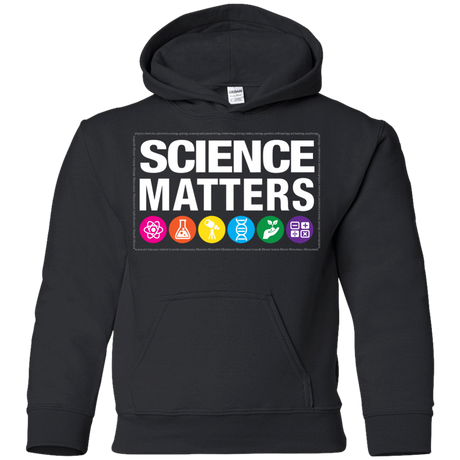 Sweatshirts Black / YS Science Matters Youth Hoodie