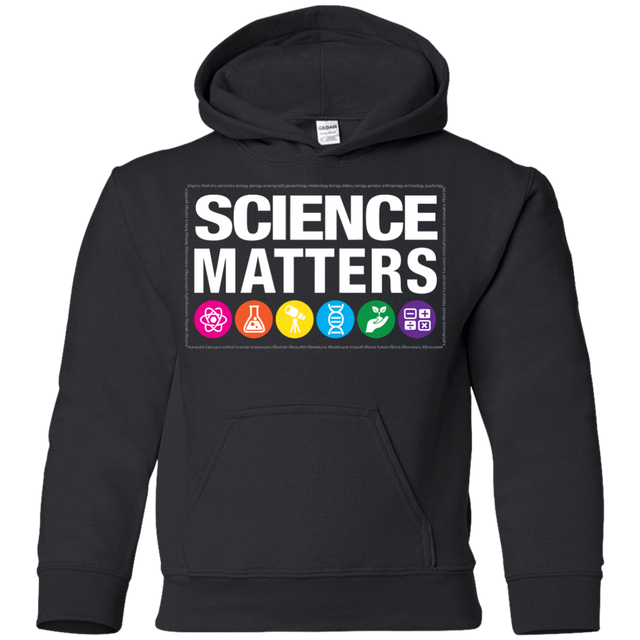 Sweatshirts Black / YS Science Matters Youth Hoodie