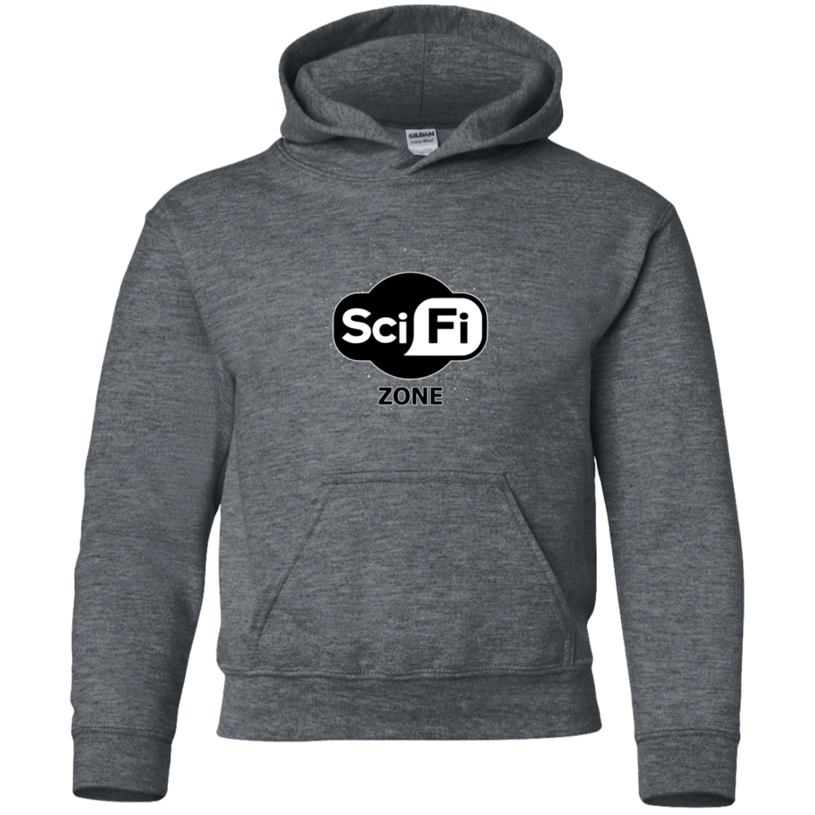 Sweatshirts Dark Heather / YS Scifi zone Youth Hoodie
