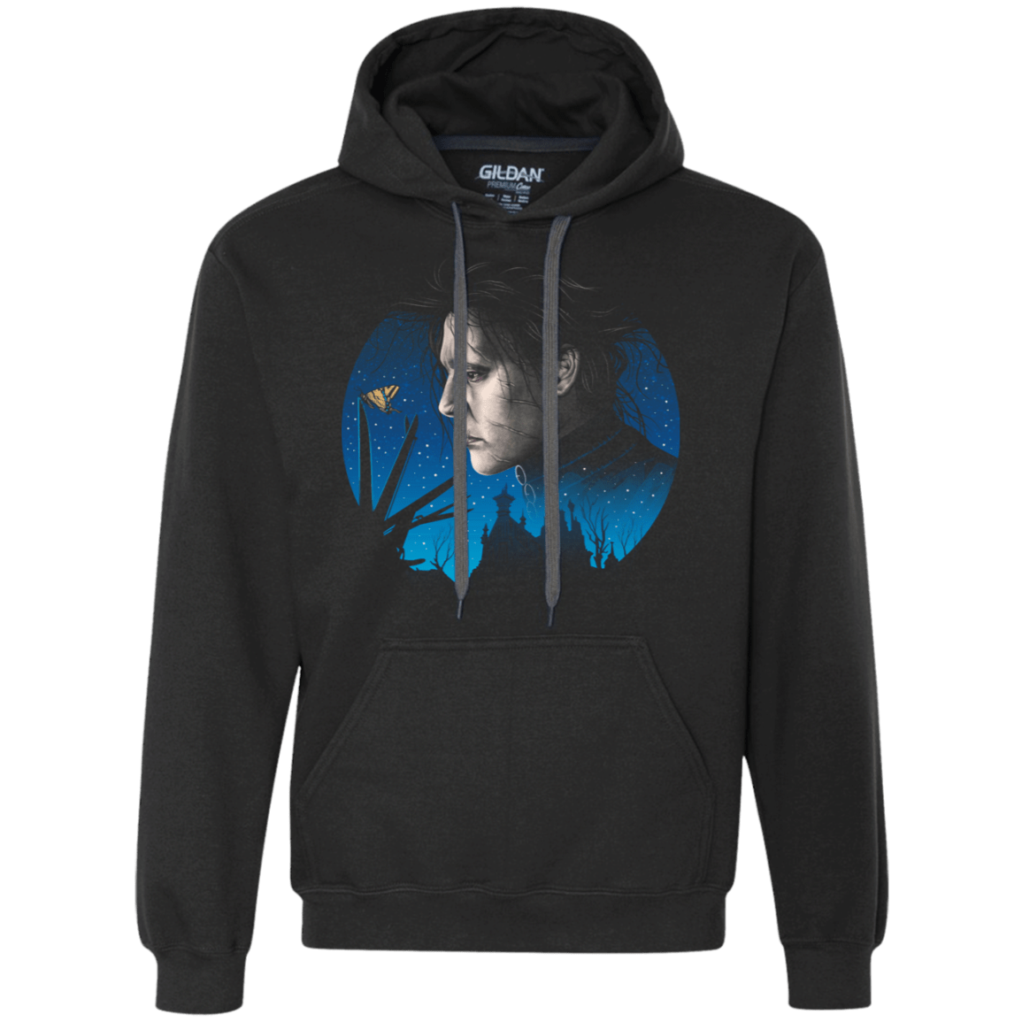 Sweatshirts Black / S Scissored Gentleman Premium Fleece Hoodie
