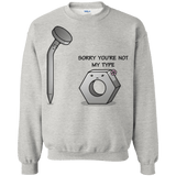 Sweatshirts Ash / Small Screw this Crewneck Sweatshirt