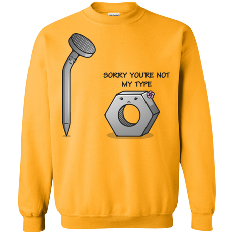 Sweatshirts Gold / Small Screw this Crewneck Sweatshirt