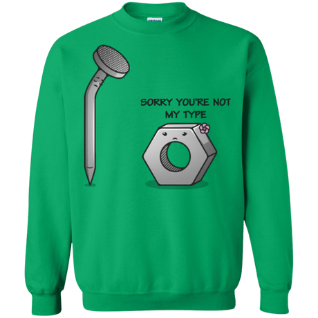 Sweatshirts Irish Green / Small Screw this Crewneck Sweatshirt