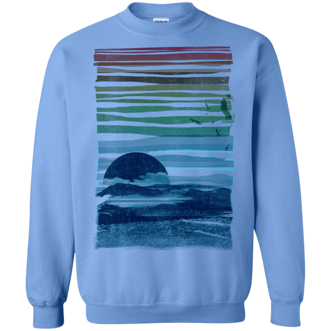Sweatshirts Carolina Blue / S Sea Landscape Crewneck Sweatshirt