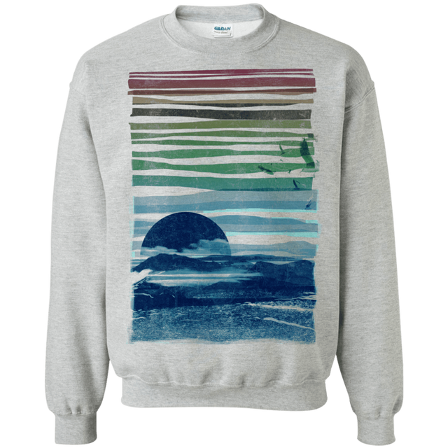 Sweatshirts Sport Grey / S Sea Landscape Crewneck Sweatshirt