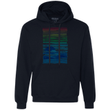 Sweatshirts Navy / S Sea Landscape Premium Fleece Hoodie