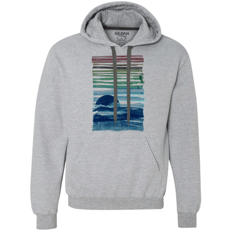 Sweatshirts Sport Grey / S Sea Landscape Premium Fleece Hoodie