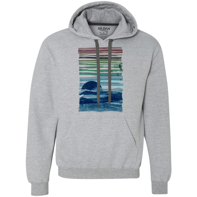 Sweatshirts Sport Grey / S Sea Landscape Premium Fleece Hoodie