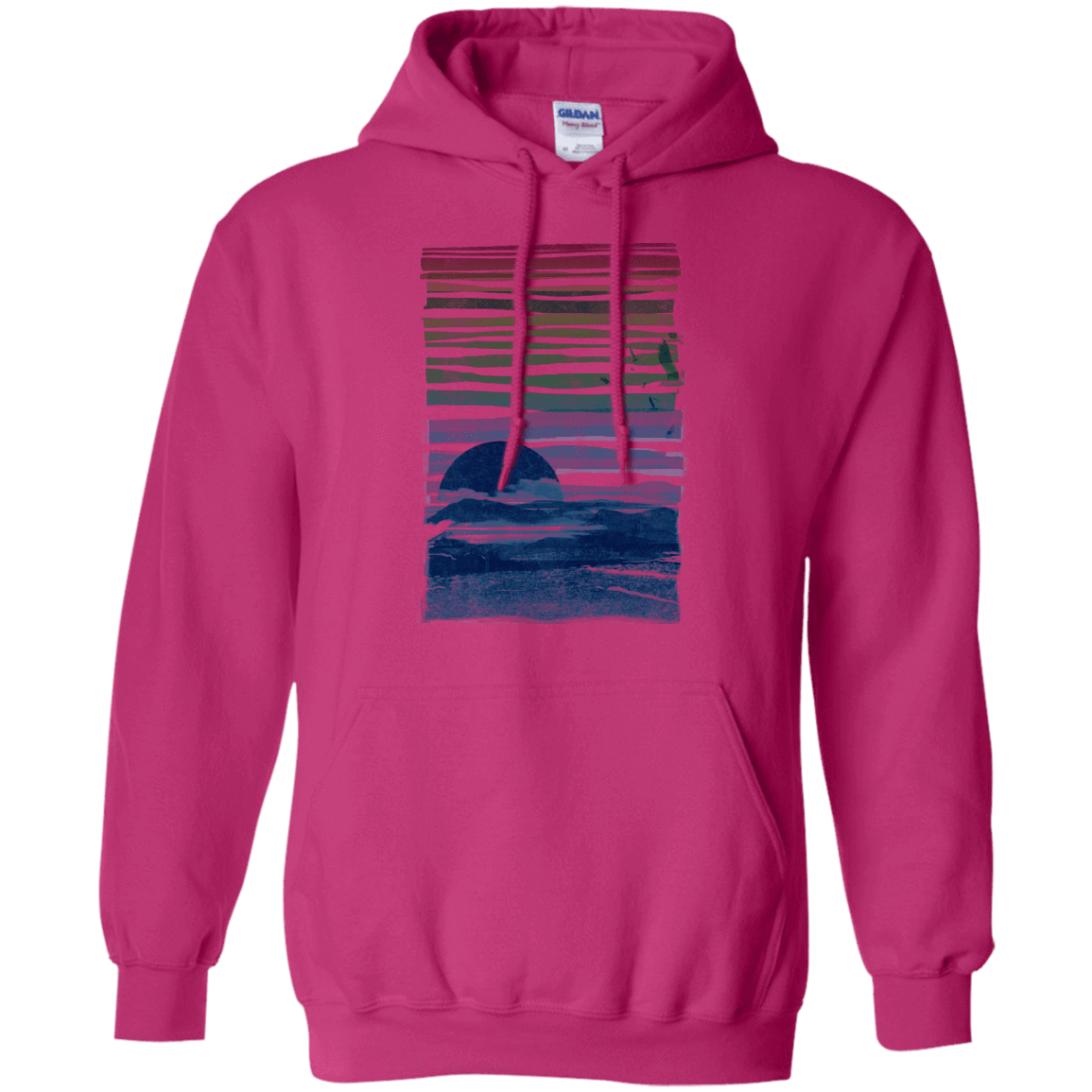 Sweatshirts Heliconia / S Sea Landscape Pullover Hoodie