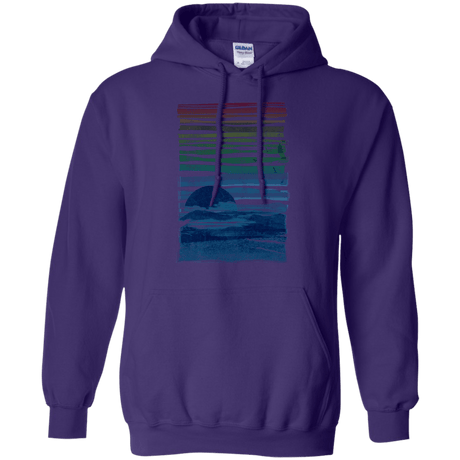 Sweatshirts Purple / S Sea Landscape Pullover Hoodie