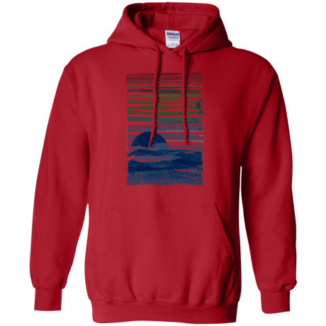 Sweatshirts Red / S Sea Landscape Pullover Hoodie