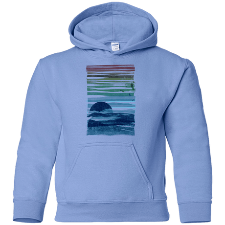 Sweatshirts Carolina Blue / YS Sea Landscape Youth Hoodie