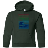 Sweatshirts Forest Green / YS Sea Landscape Youth Hoodie