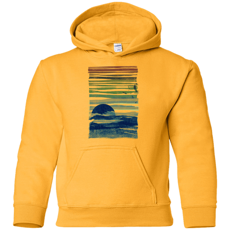 Sweatshirts Gold / YS Sea Landscape Youth Hoodie