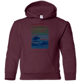 Sweatshirts Maroon / YS Sea Landscape Youth Hoodie