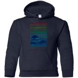 Sweatshirts Navy / YS Sea Landscape Youth Hoodie