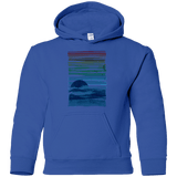 Sweatshirts Royal / YS Sea Landscape Youth Hoodie