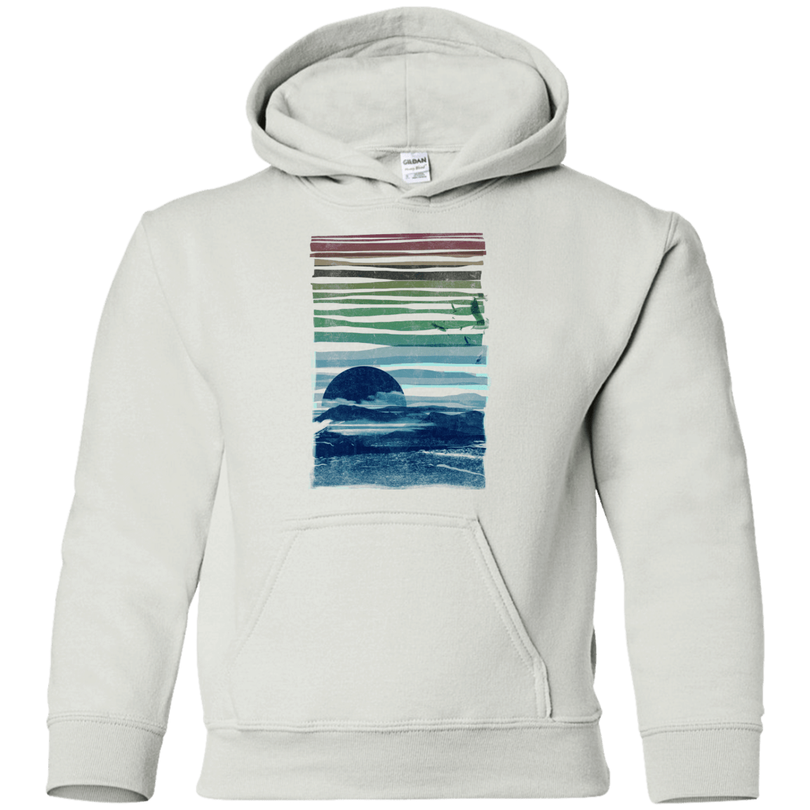 Sweatshirts White / YS Sea Landscape Youth Hoodie