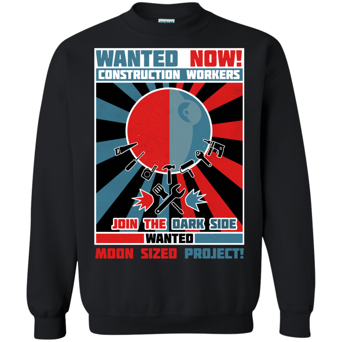 Sweatshirts Black / S Secret Moon Society Crewneck Sweatshirt