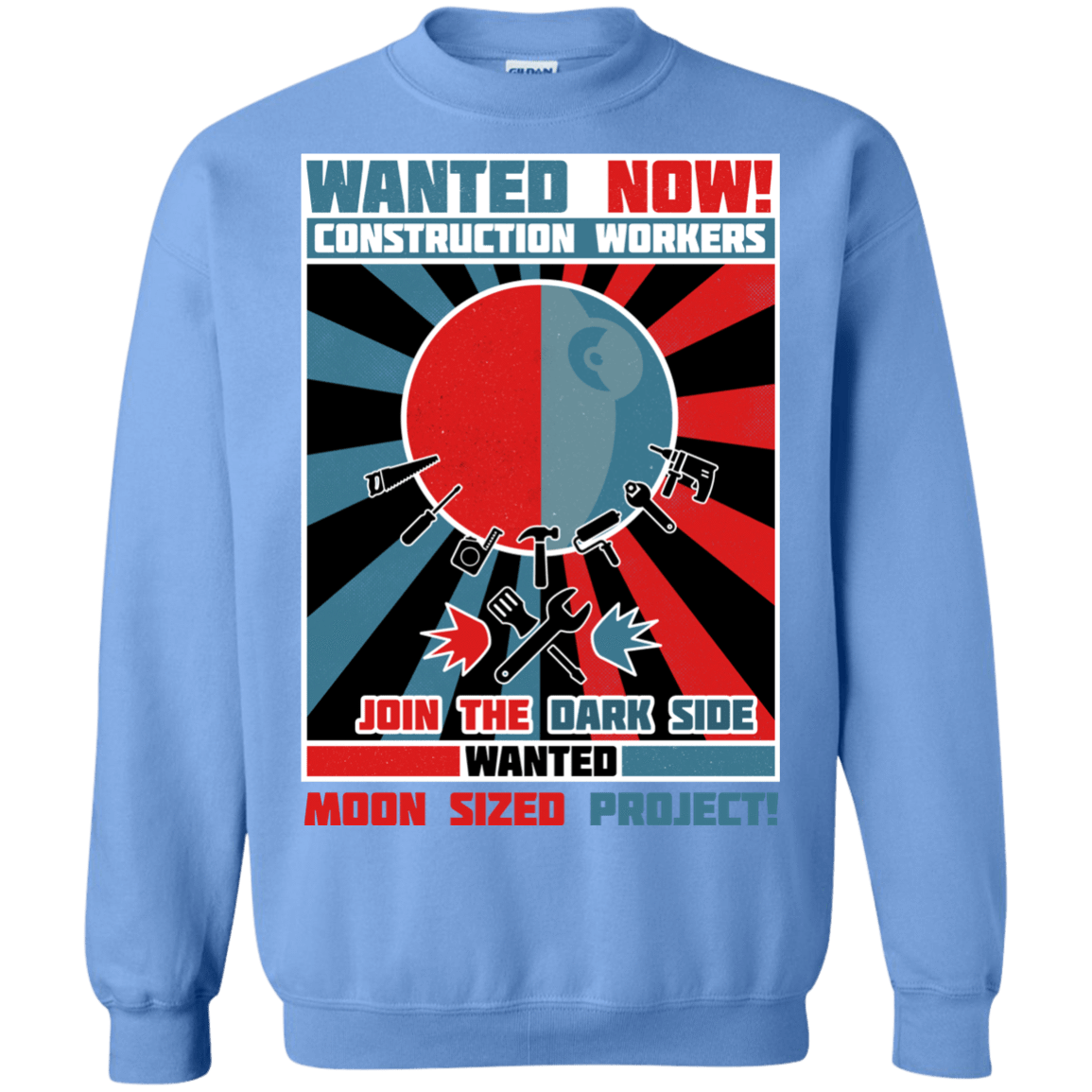 Sweatshirts Carolina Blue / S Secret Moon Society Crewneck Sweatshirt